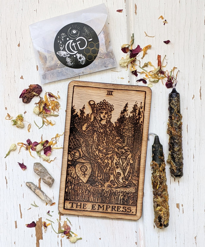 Wooden Tarot Card Kit