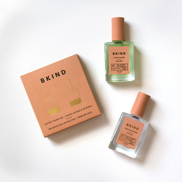 Manicure Pack - Nail Polish Base and Top Coats