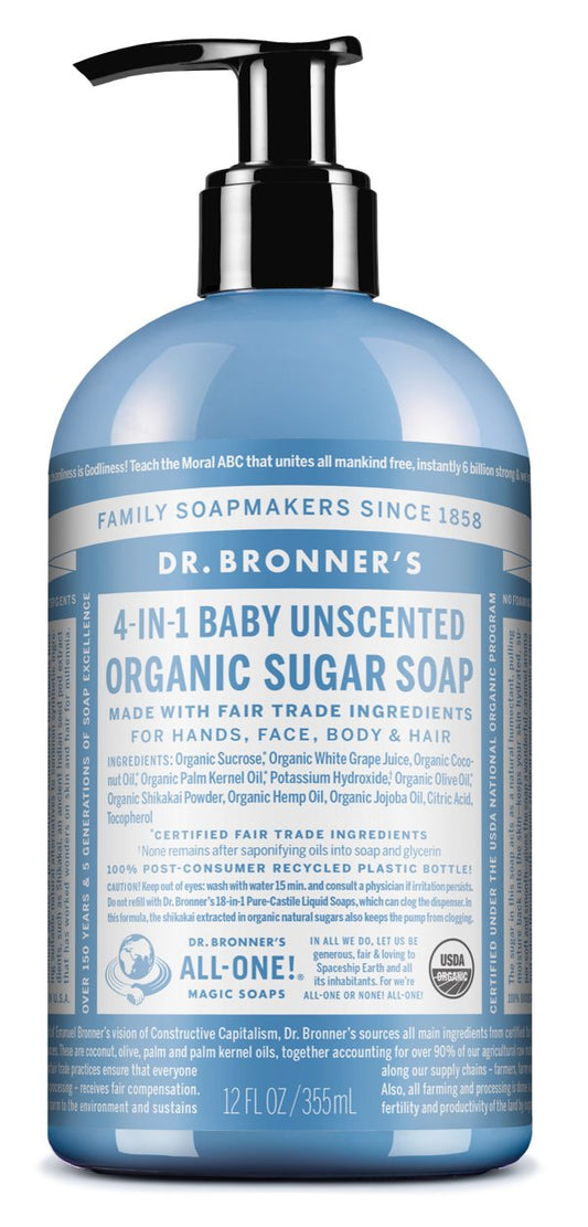 Dr. Bronner's Organic Sugar Soap 355ml