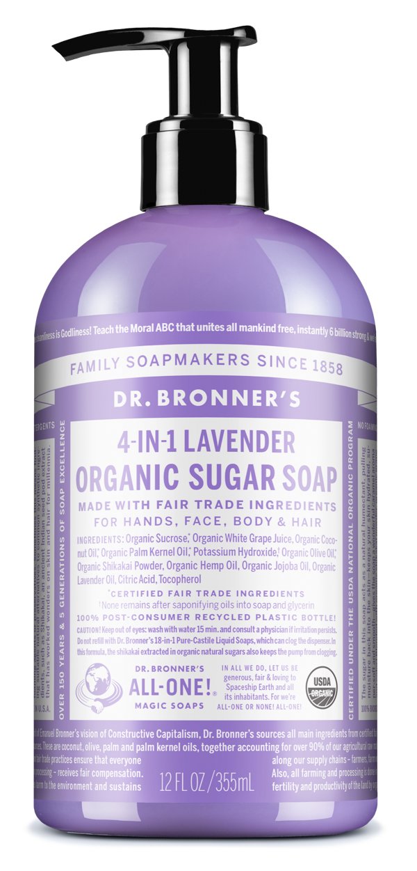 Dr. Bronner's Organic Sugar Soap 355ml