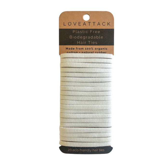 Plastic Free Biodegradable Hair Ties