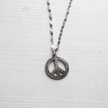 Load image into Gallery viewer, Peace Out Necklace - Silver
