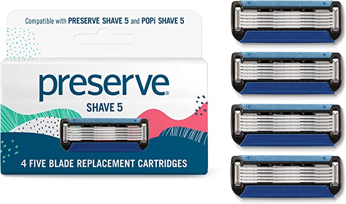 Preserve 5-Blade Cartridges 4 Pack